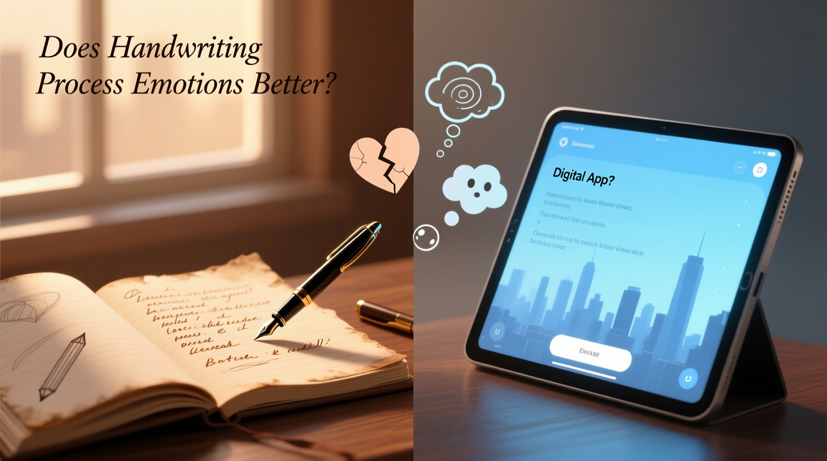 journaling on paper vs digital apps does handwriting actually process emotions better