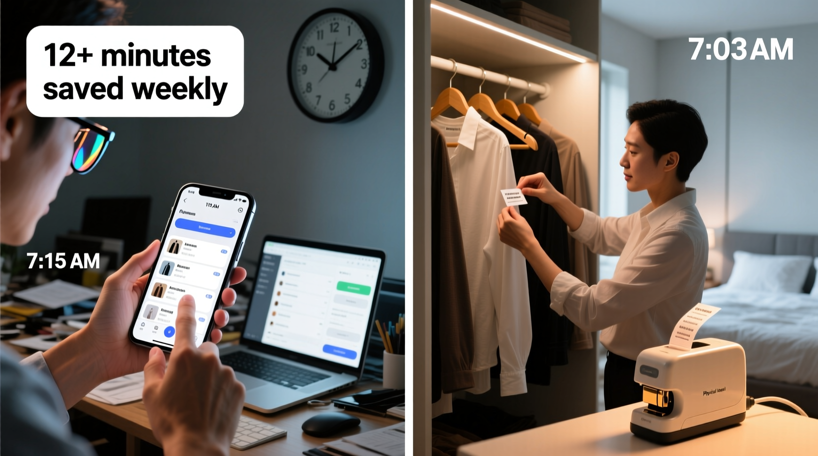 closet organization tips label makers beat apps for time savings