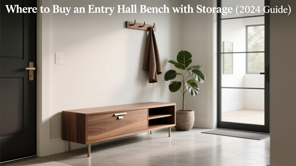 Where to Buy an Entry Hall Bench with Storage (2024 Guide)