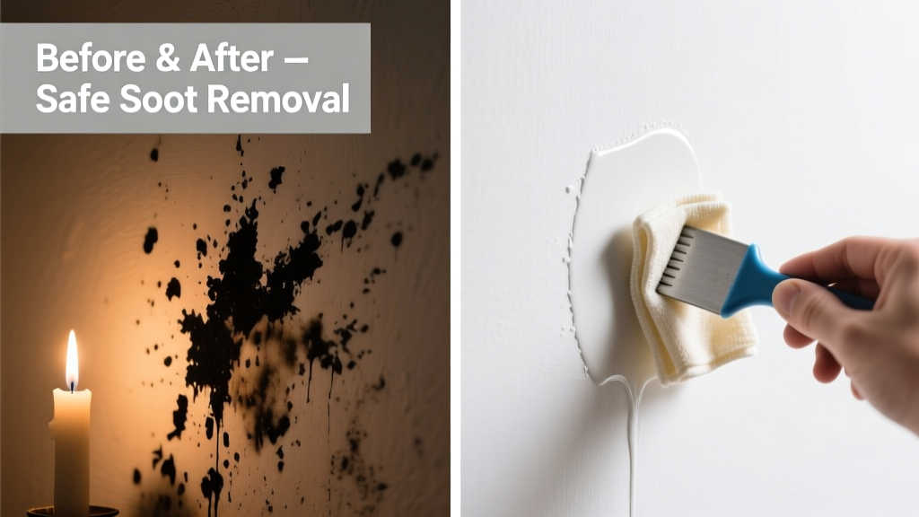How to Remove Candle Soot from Wallpaper Safely