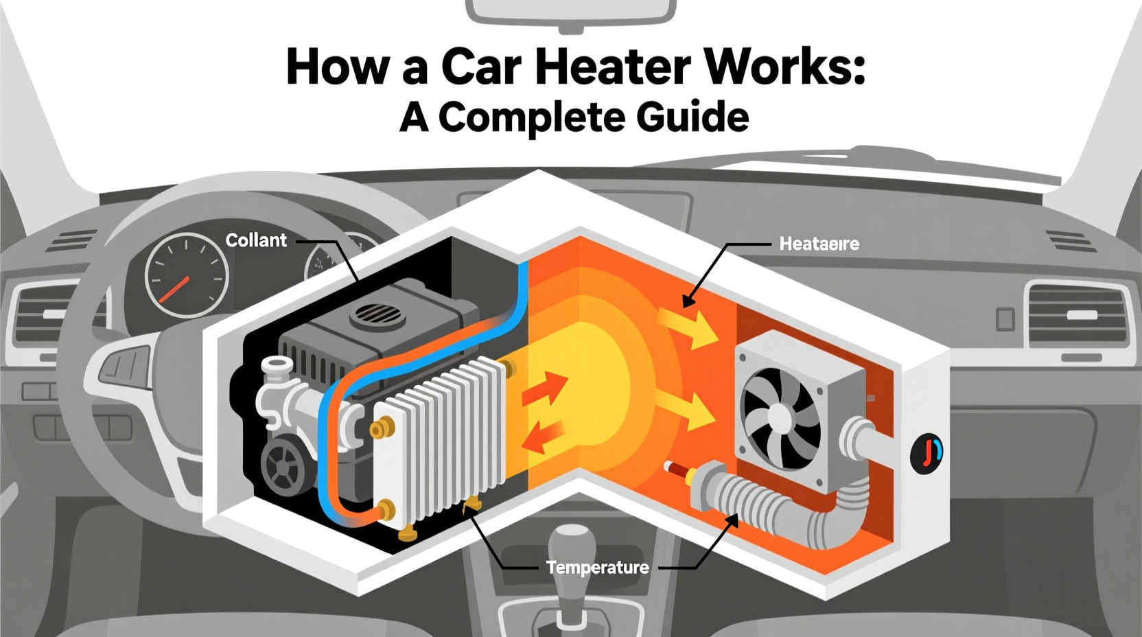 how does a car heater work