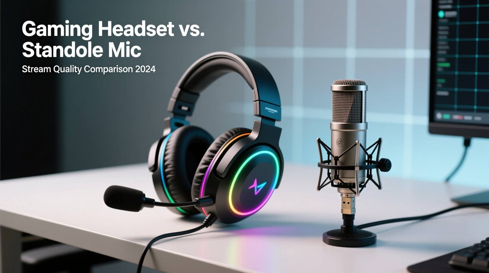 gaming headset with mic vs separate microphone which setup boosts stream quality