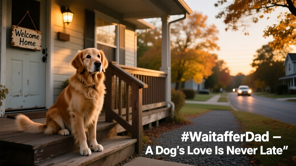 Sadie Is One Dedicated Doggo Who Waits Outside All Day for Her Dad To Get Home in Viral TikTok