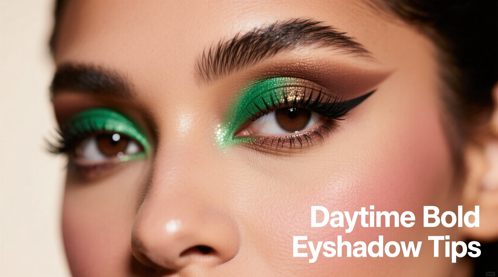 how to wear bold eyeshadow without looking overdone daytime tips