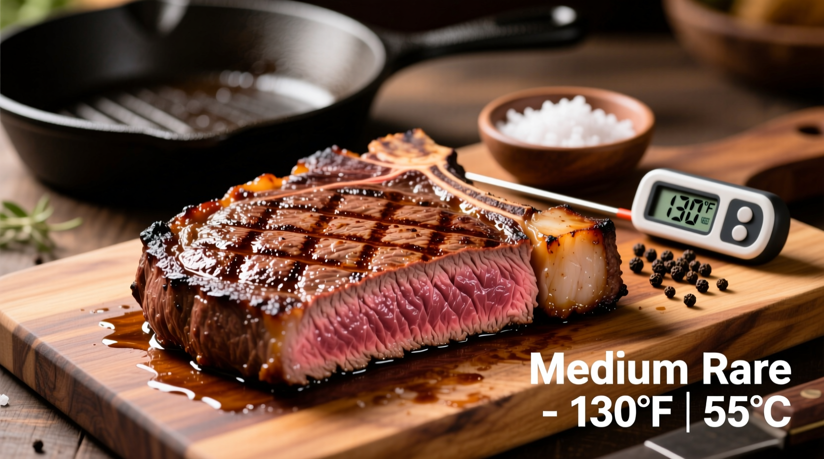how to cook medium steak