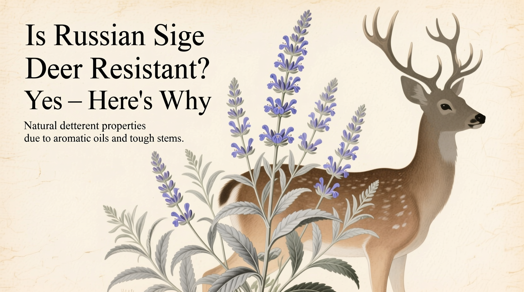 Russian Sage Deer Resistant: 5 Reasons Why | TheHomeSprouts