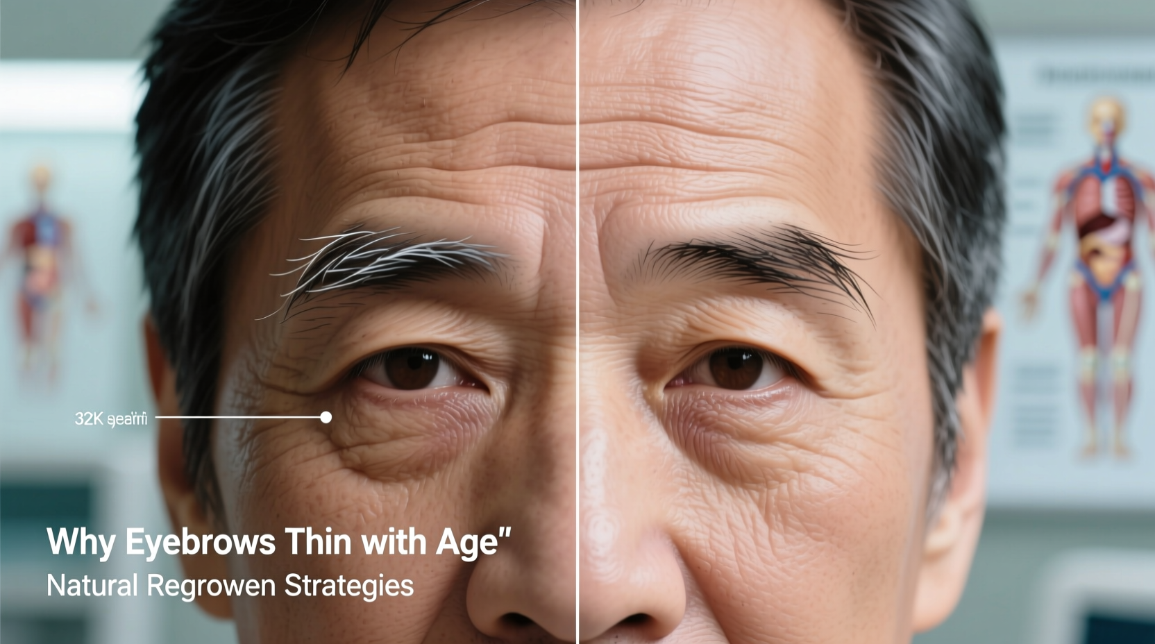 why do my eyebrows thin as i age and can i regrow them naturally