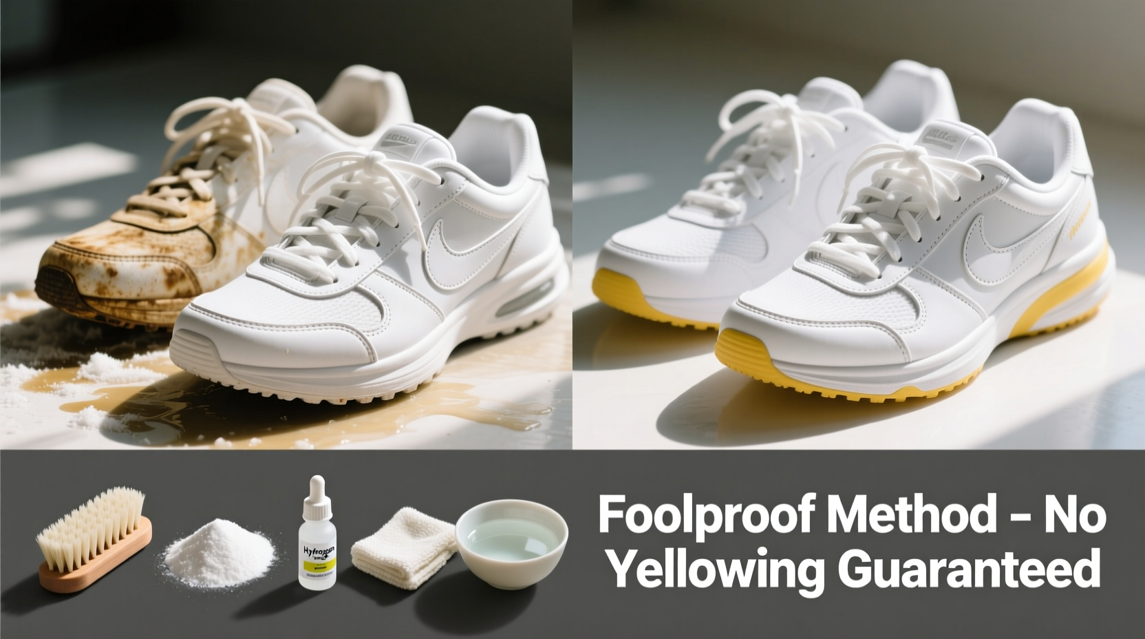 How To Clean White Sneakers Without Turning Them Yellow Foolproof Method