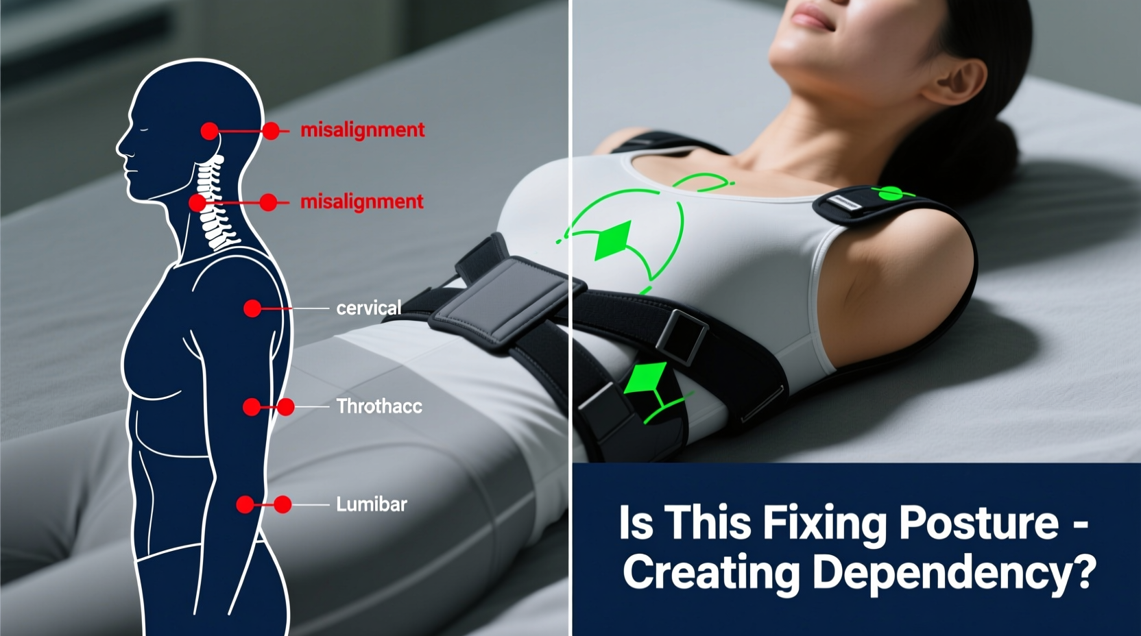 is posture corrector clothing actually fixing slouching or creating dependency
