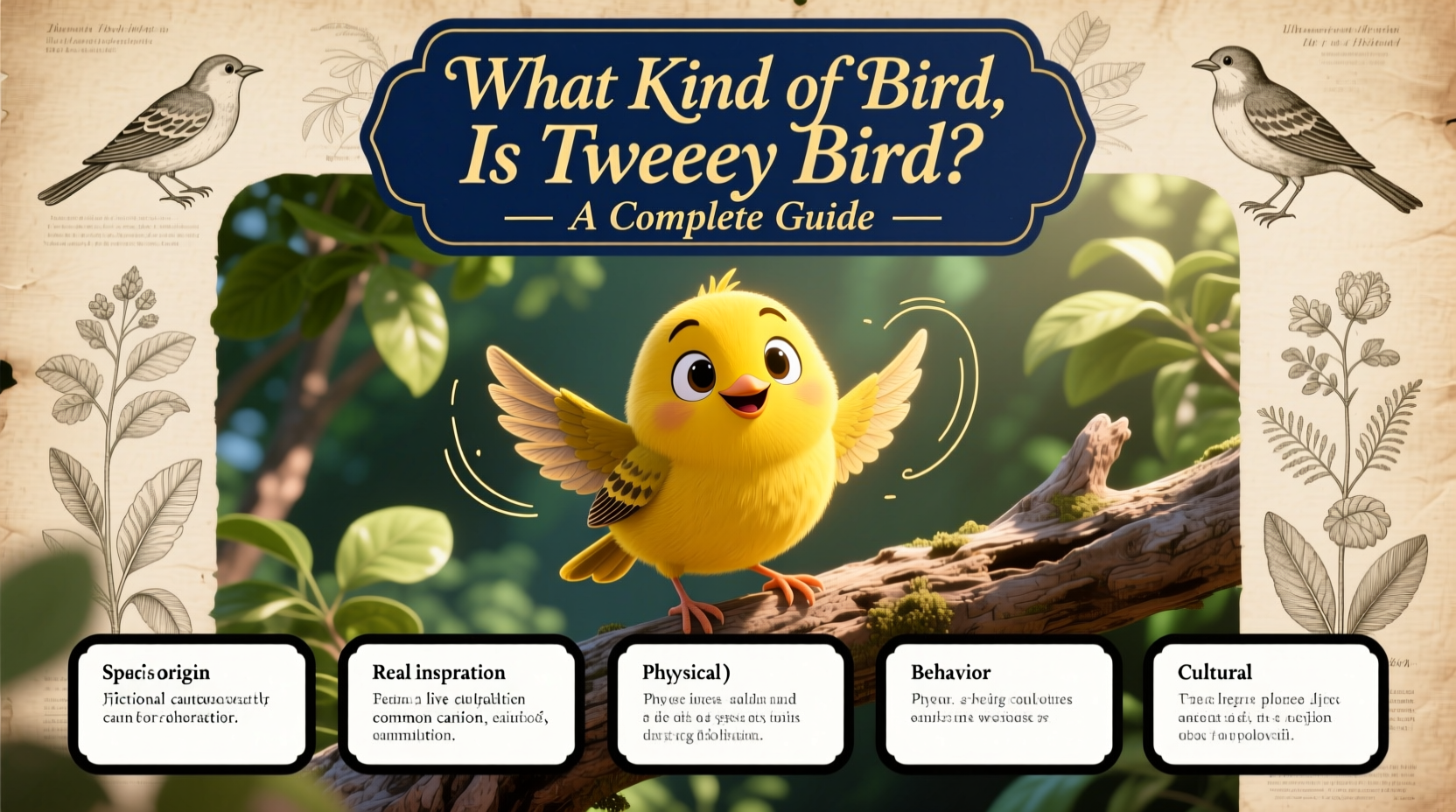 what kind of bird is tweety bird