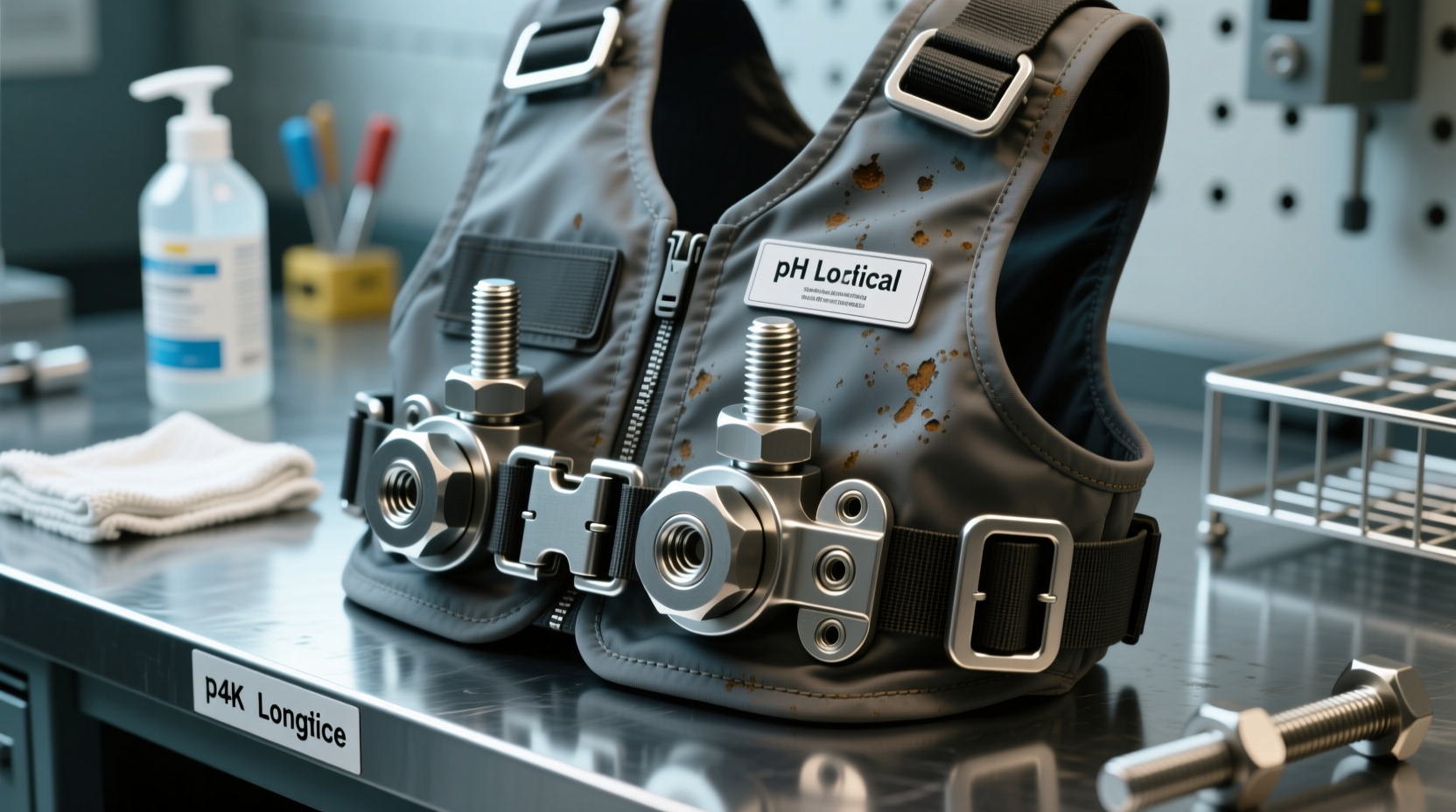 how to clean weighted vest panels without rust