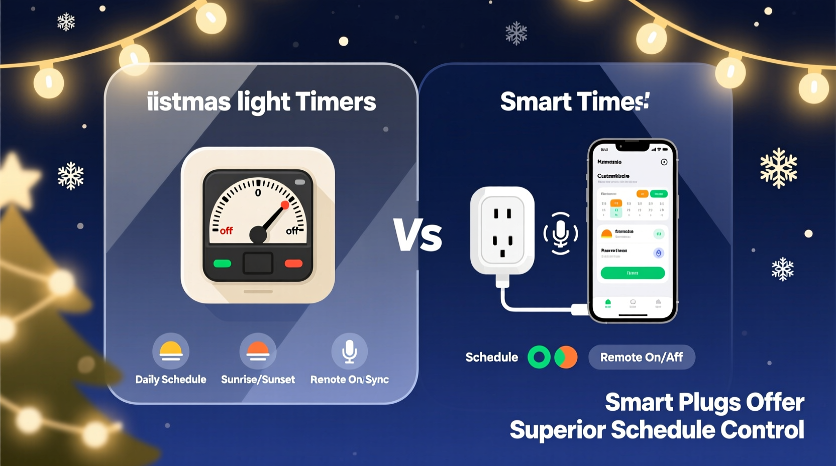 Christmas Light Timers Vs Smart Plugs Which Gives Better Control Over ...