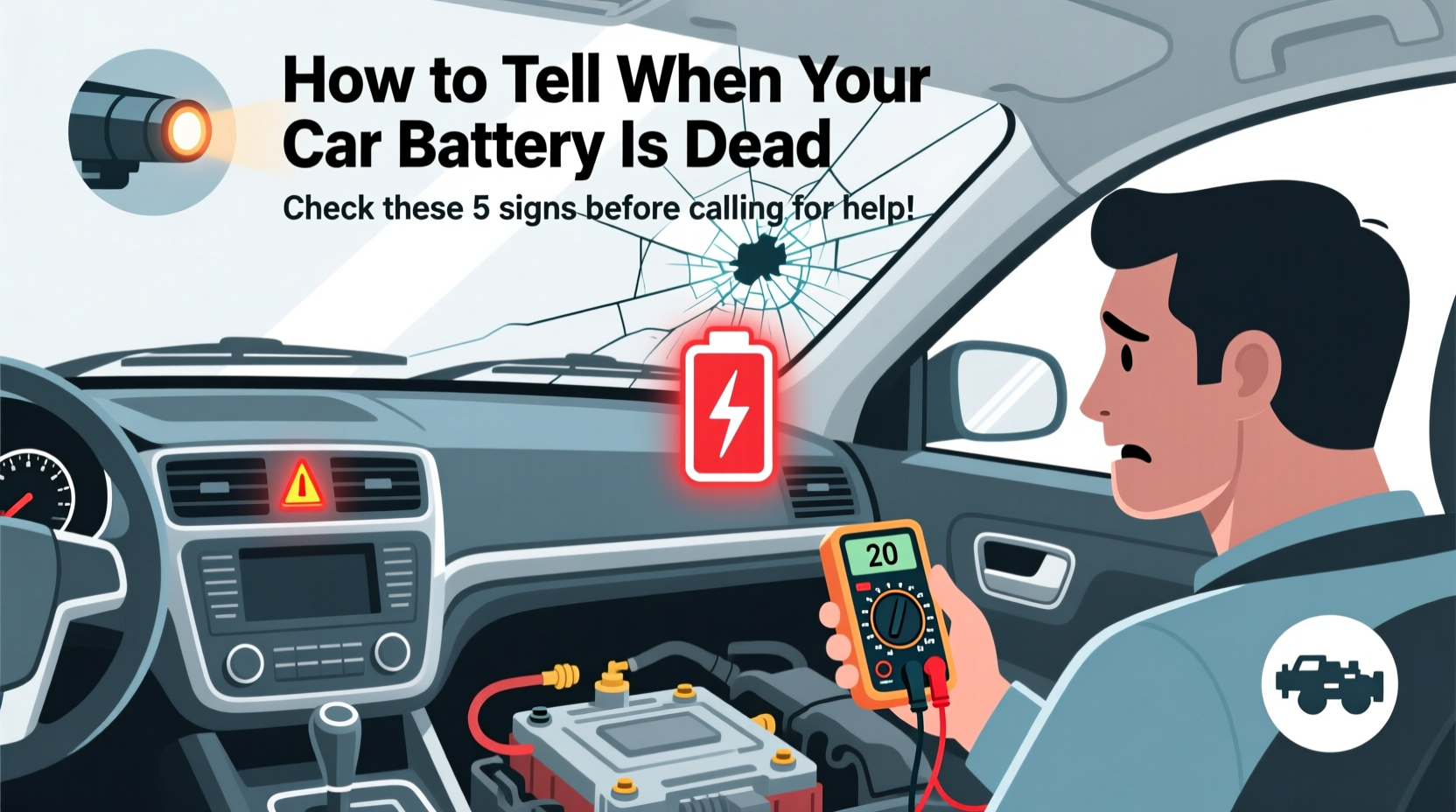 how do you know car battery is dead