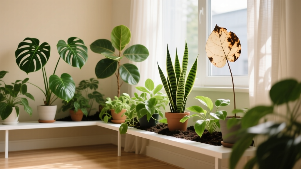 How to Make Indoor Plants Greener in Bright Light
