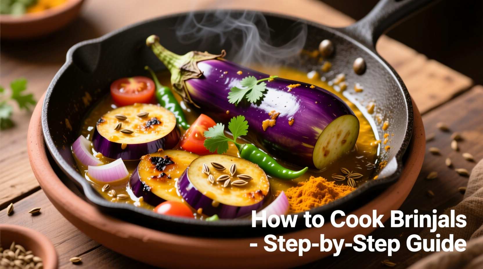 how do you cook brinjals