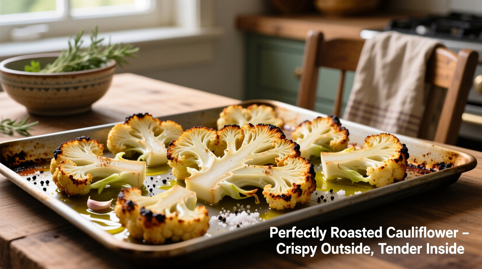 Perfect Oven-Baked Cauliflower: Crispy & Tender in 25 Minutes