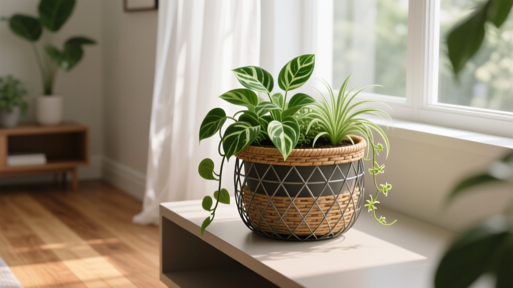 Wire Basket Indoor Planter Hack (2026)