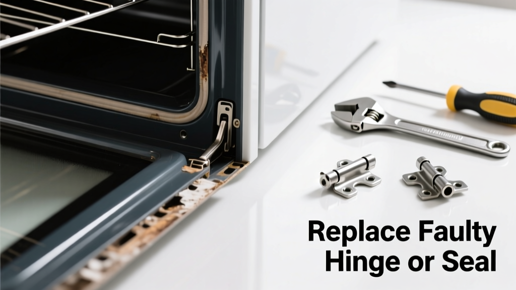 Oven Door Won’t Close? Replace the Faulty Hinge or Seal