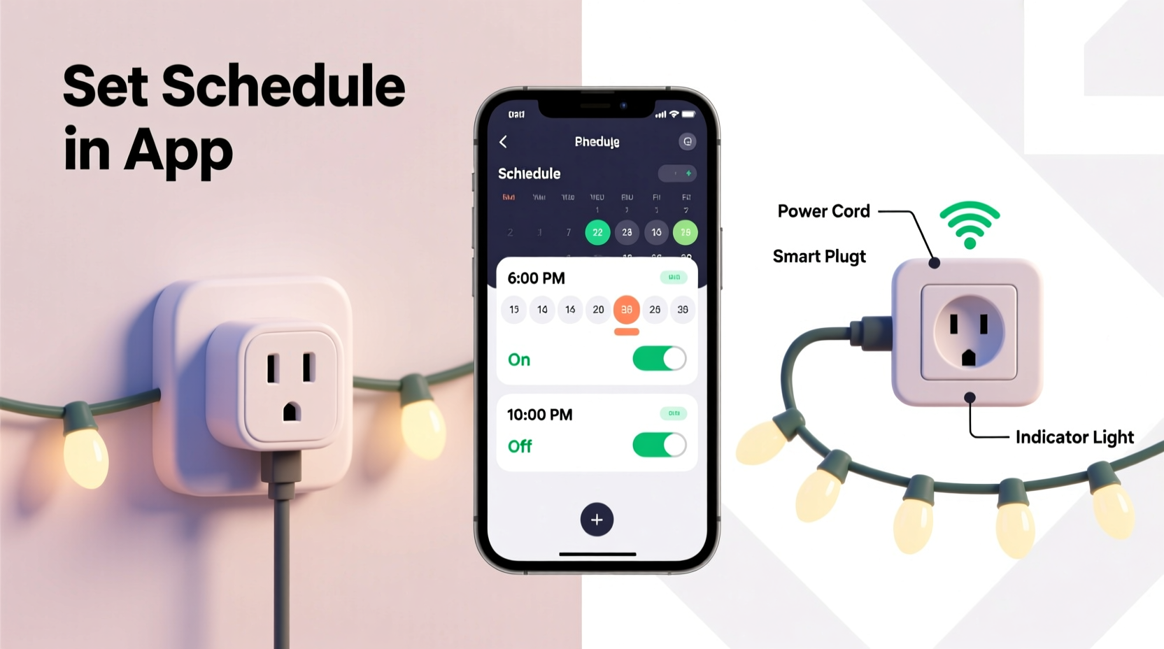 how to use smart plugs to schedule christmas lights without manual timers