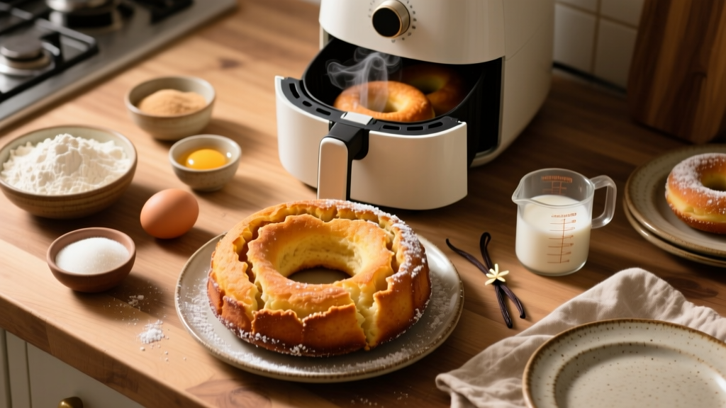 Air Fryer Cake Donuts: From Scratch & Crispy