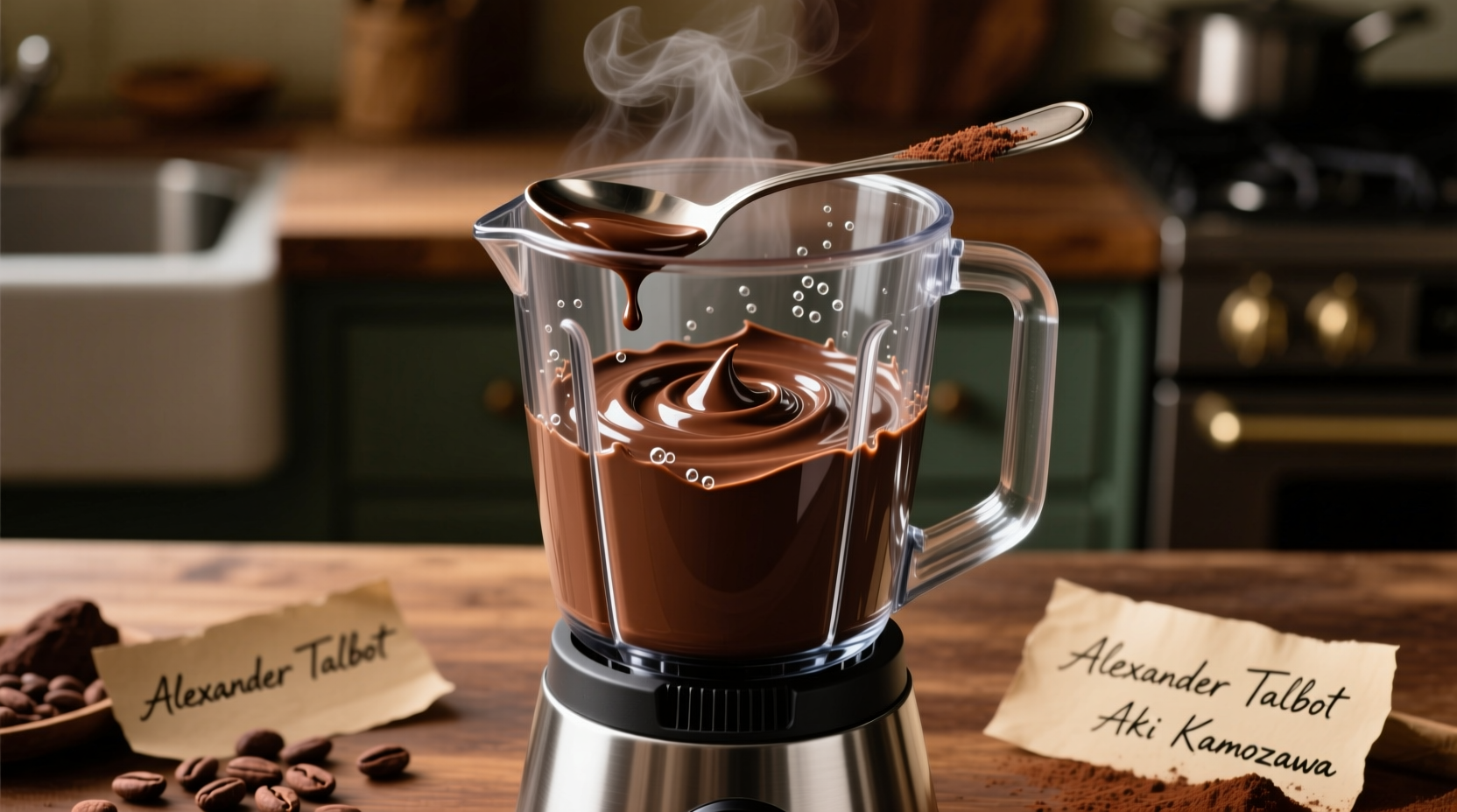 ideas in food chocolate pudding in a blender alexander talbot aki kamozawa