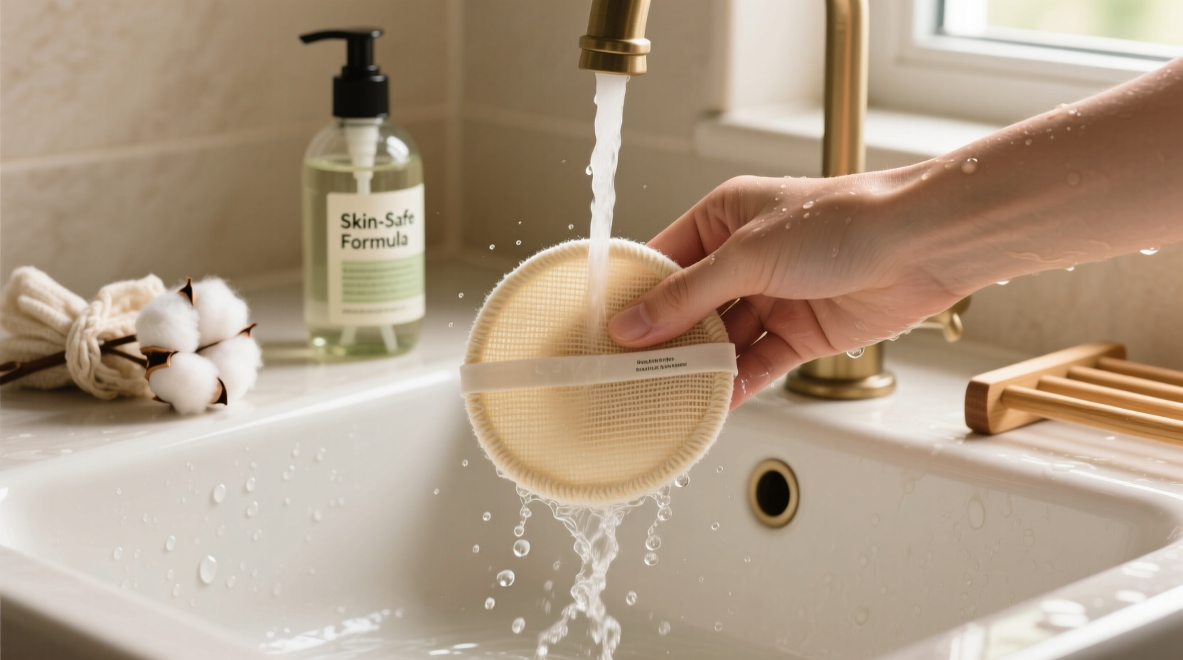 how to wash makeup remover pads without lint transfer