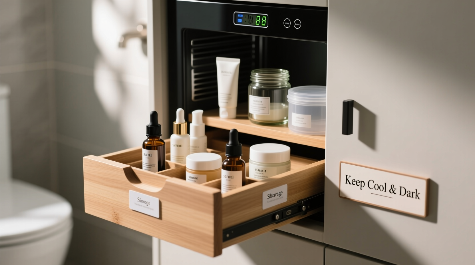 best way to store skincare products to keep them effective longer