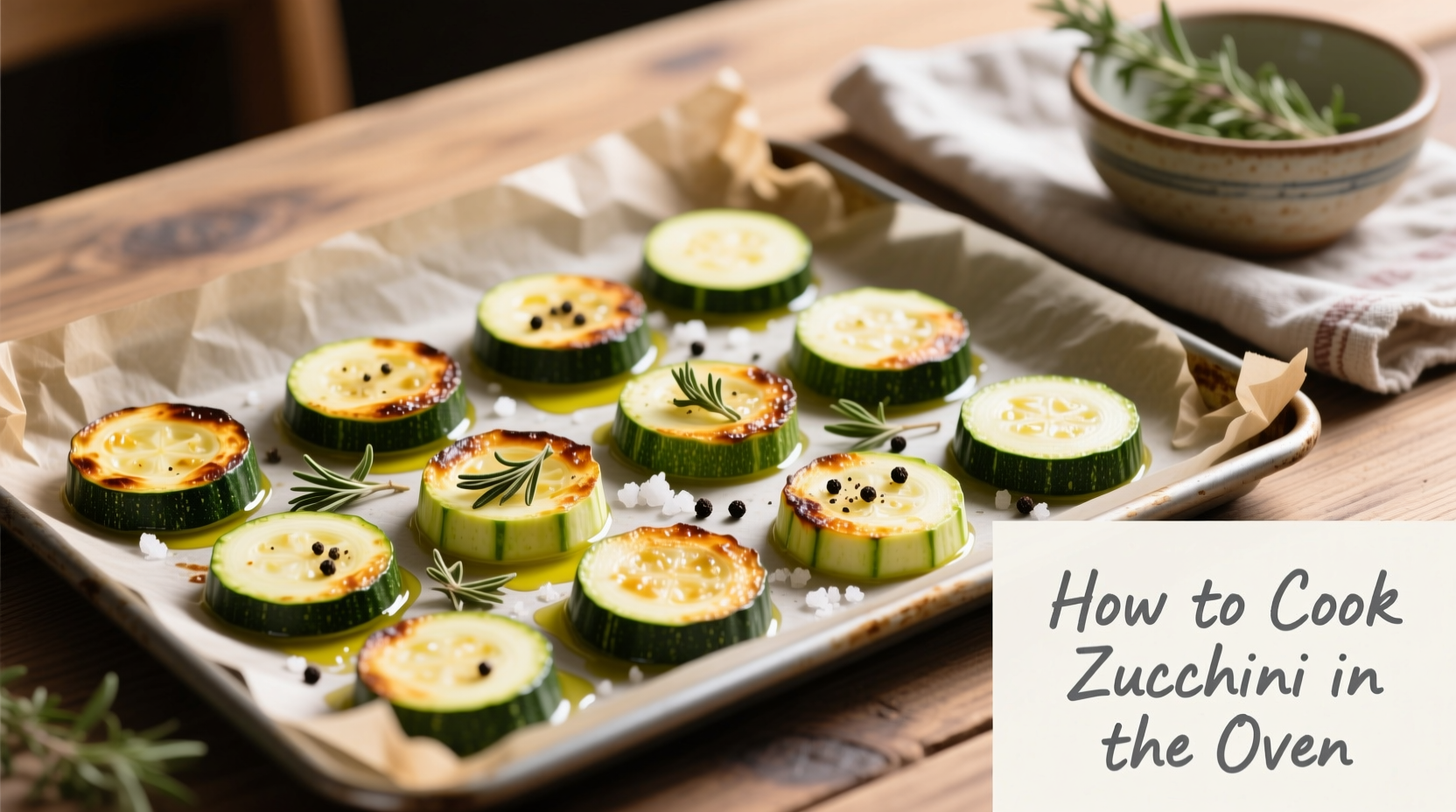 how to cook zucchini oven