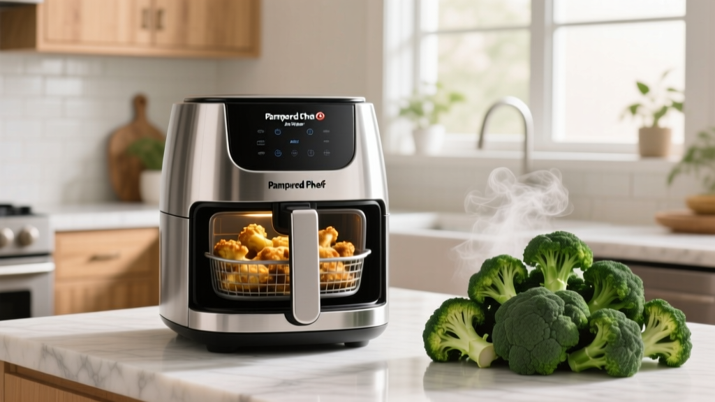 How to Cook Broccoli in a Pampered Chef Air Fryer