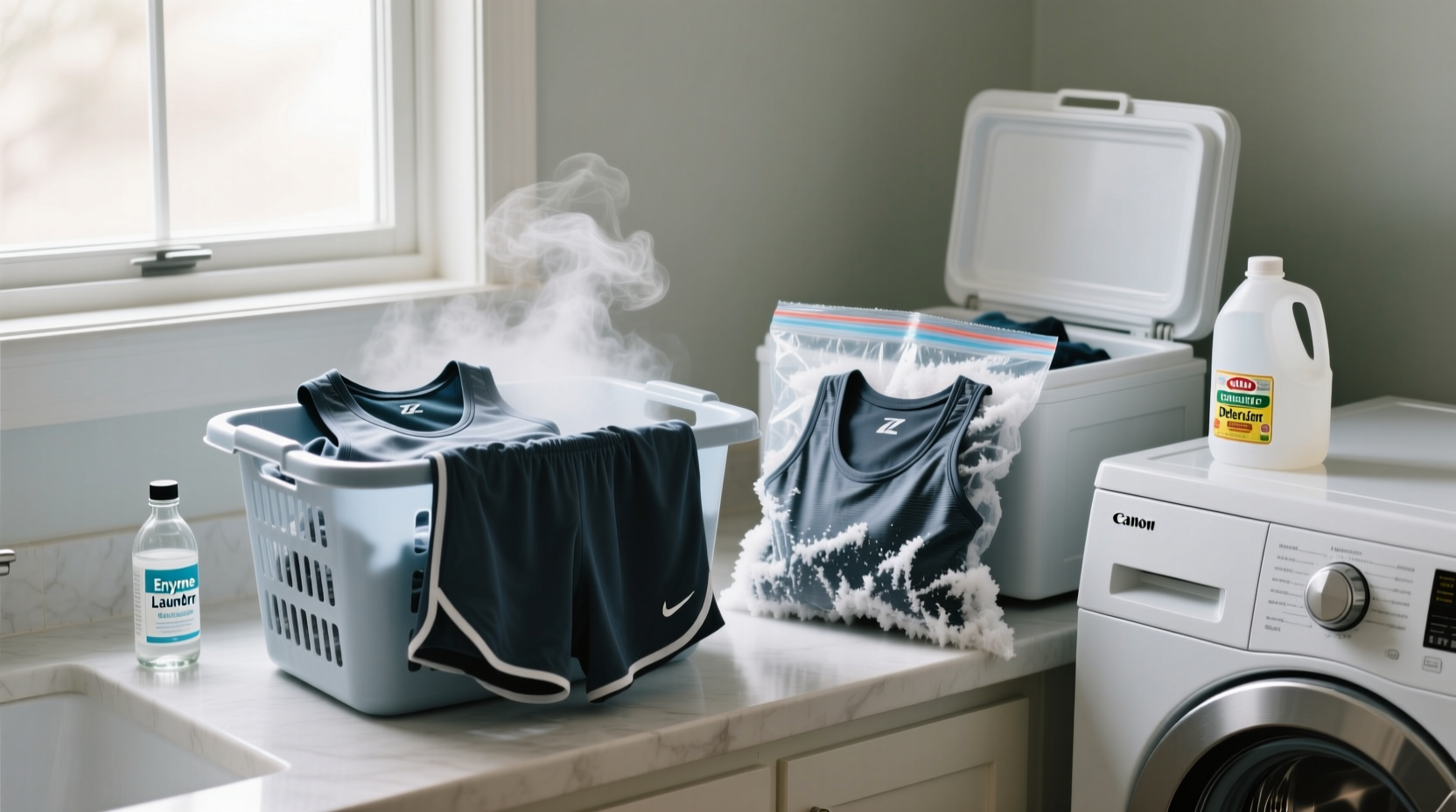 freezing workout clothes myth or real odor fix