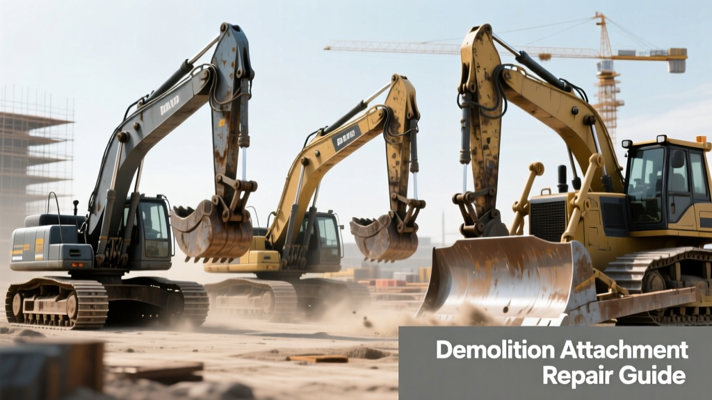 Names of Heavy Equipment Machines: Demolition Attachment Repair Guide