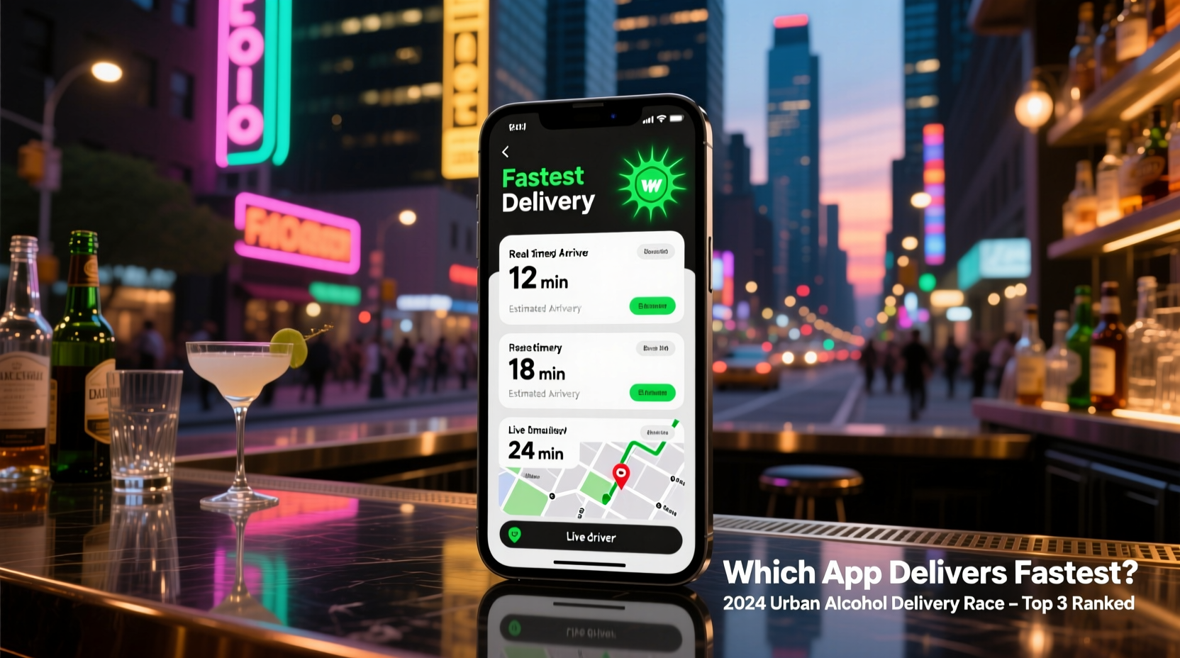alcohol delivery app comparison which gets drinks fastest in urban areas