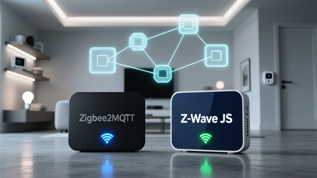 Open-Source Smart Home: Zigbee2MQTT vs Z-Wave JS Compared
