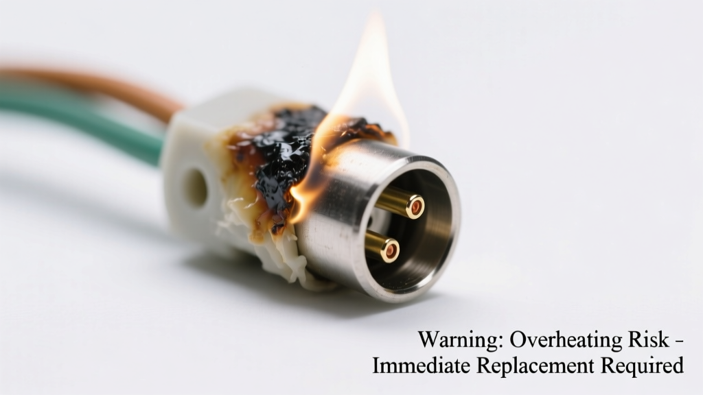 Loose Electrical Connector Smells Like Burning Plastic