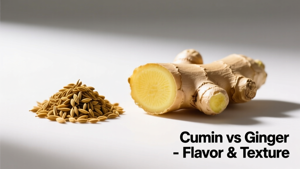 Cumin and Ginger Compared: Flavor Profiles, Culinary Uses, Medicinal Evidence, and Global Spice Traditions