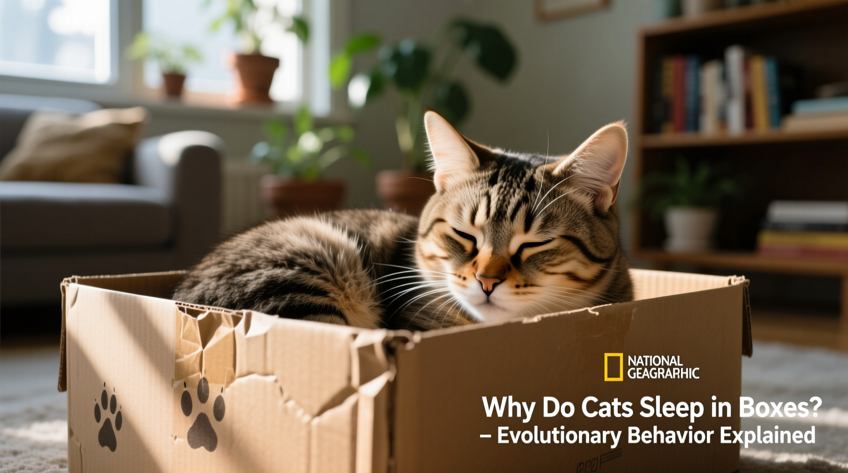 why do cats sleep in boxes evolutionary behavior explained