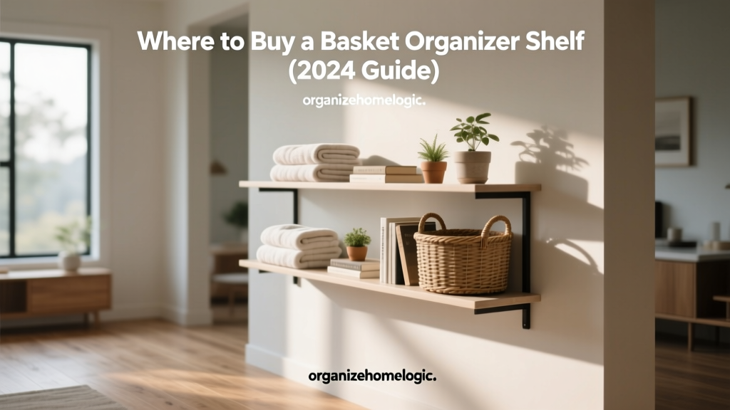 Where to Buy a Basket Organizer Shelf (2024 Guide)