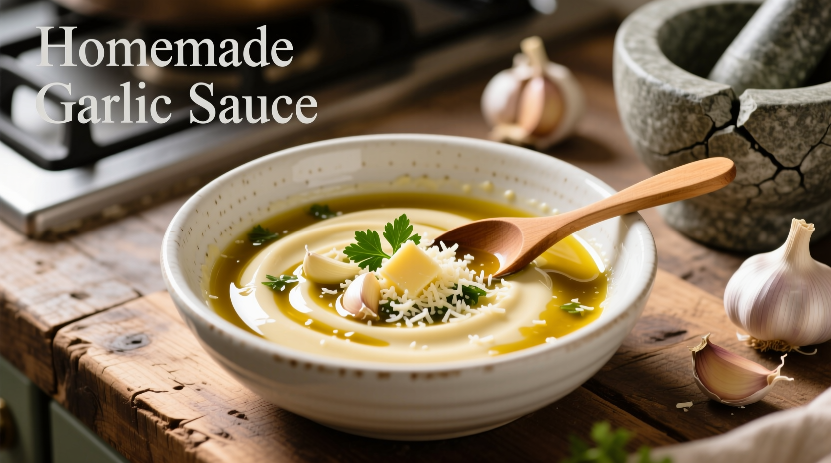 Perfect Garlic Sauce Recipe: 4 Ingredients, 10 Minutes