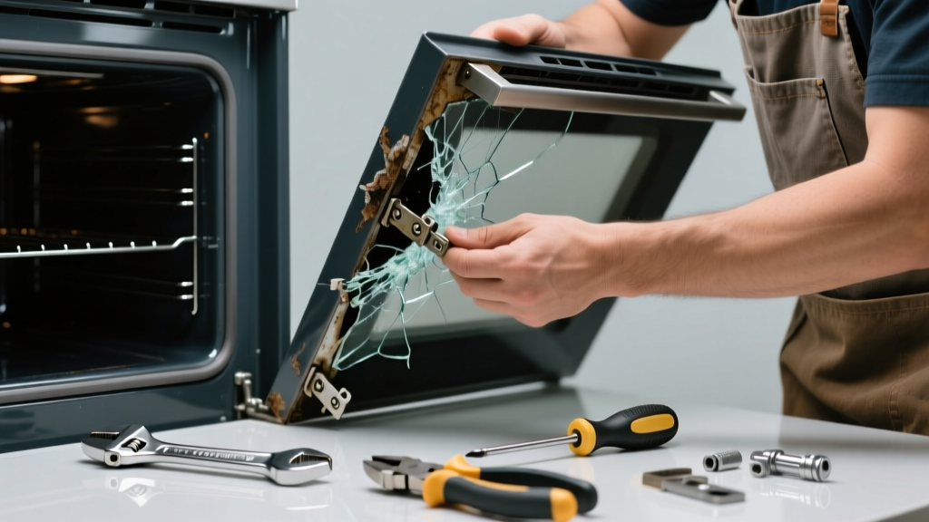 Fixing a Noisy, Broken Stove Oven Door