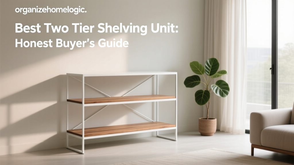 Best Two Tier Shelving Unit: Honest Buyer's Guide