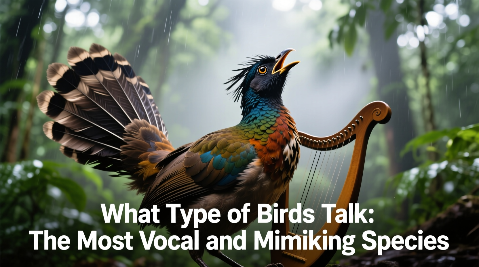 what type of birds talk