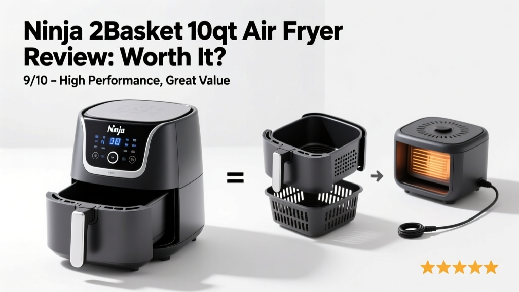 Ninja 2-Basket 10-Qt Air Fryer Review: Worth It?