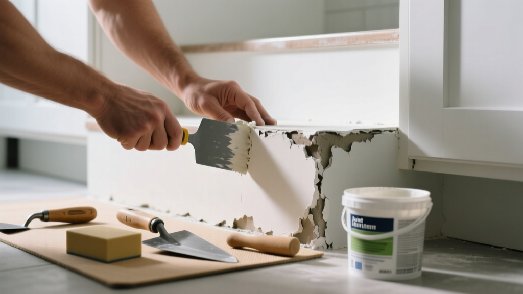 Fixing Plaster Bulging in the Kitchen: Step-by-Step