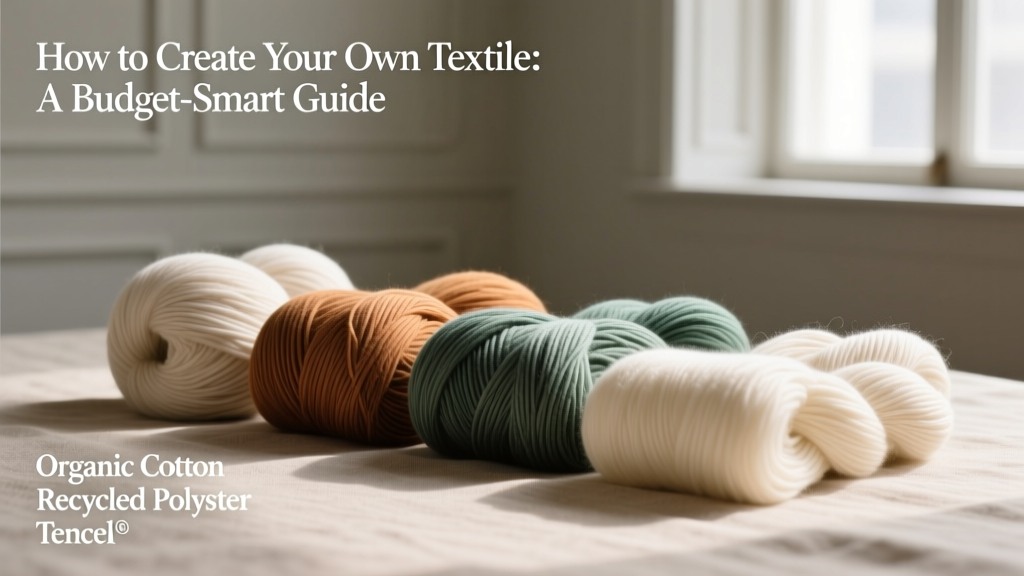 How to Create Your Own Textile: A Budget-Smart Guide