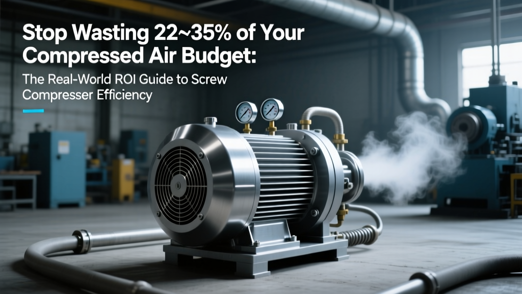 Boost Screw Compressor Efficiency: Cut Air Costs 18–40%