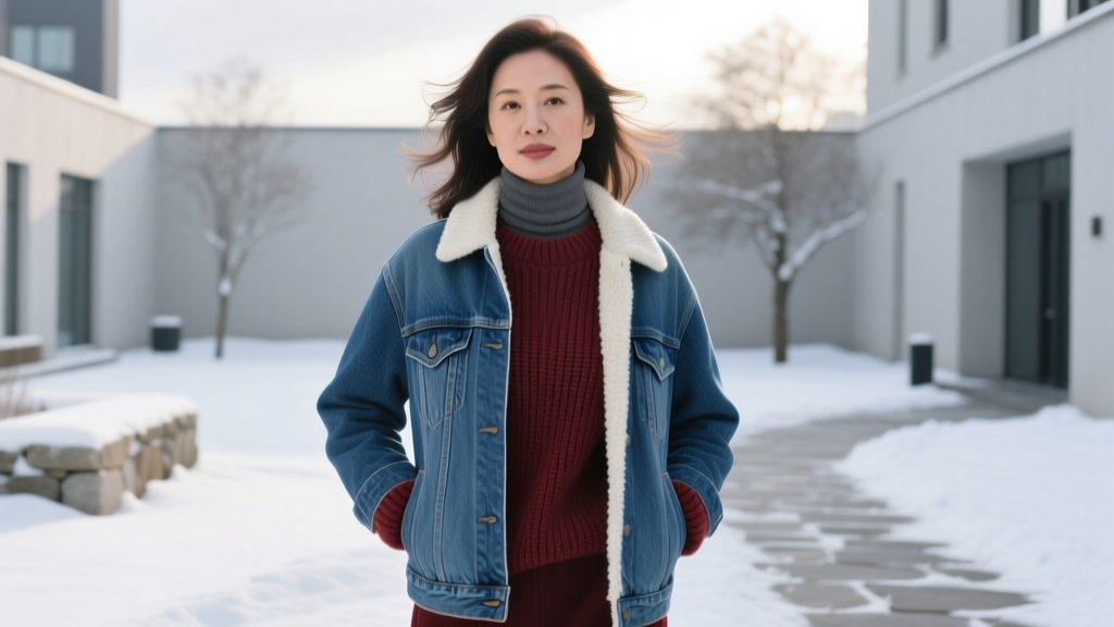 What to Wear Under a Denim Jacket in Winter: Styling Guide