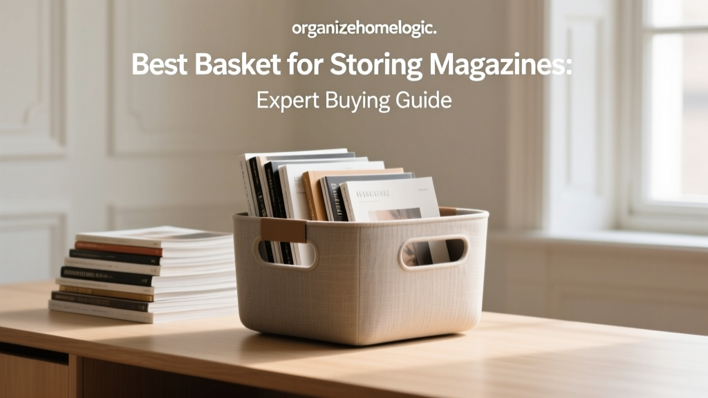 Best Basket for Storing Magazines: Expert Buying Guide