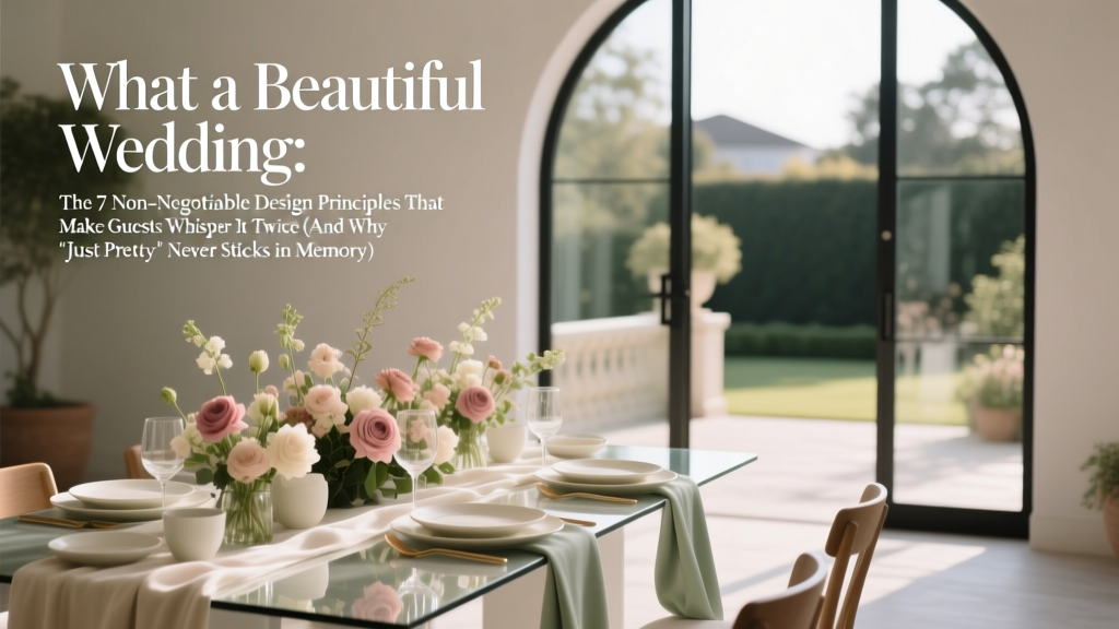Wedding Design Principles That Make Guests Whisper (2026)