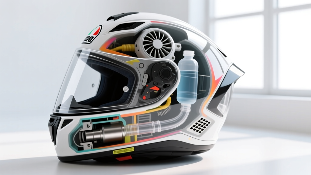 How Do Air Conditioned Motorcycle Helmets Actually Work?