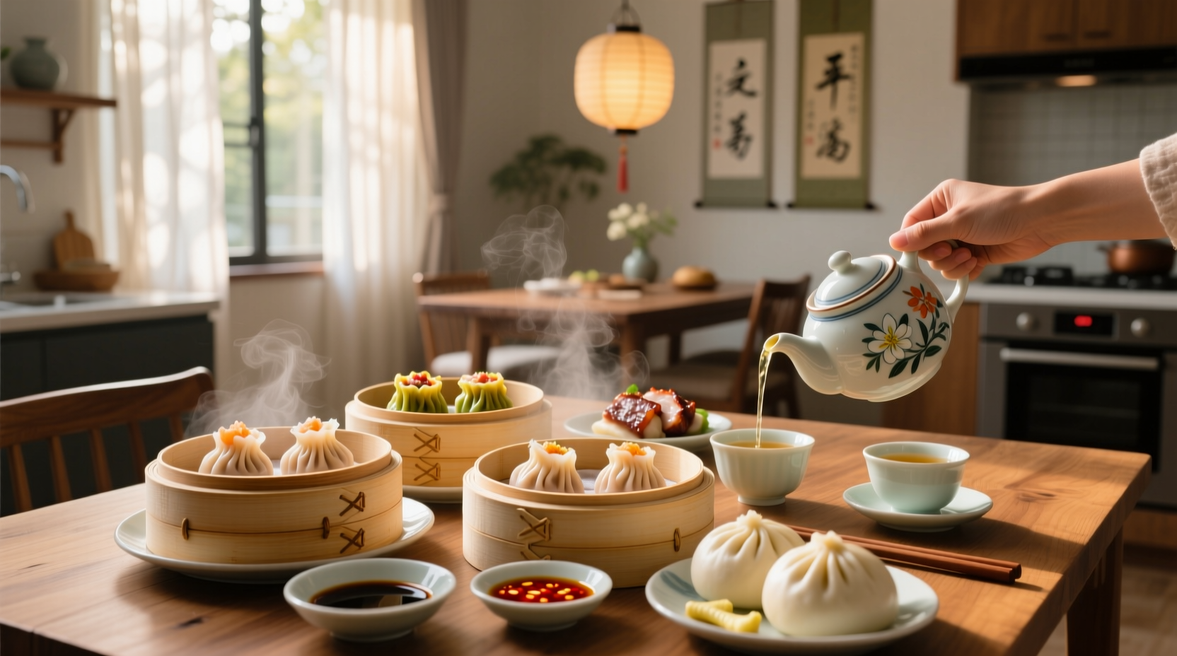 how to make classic dim sum brunch at home
